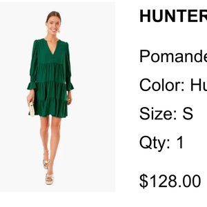 Tuckernuck Green Crepe Kenzo dress